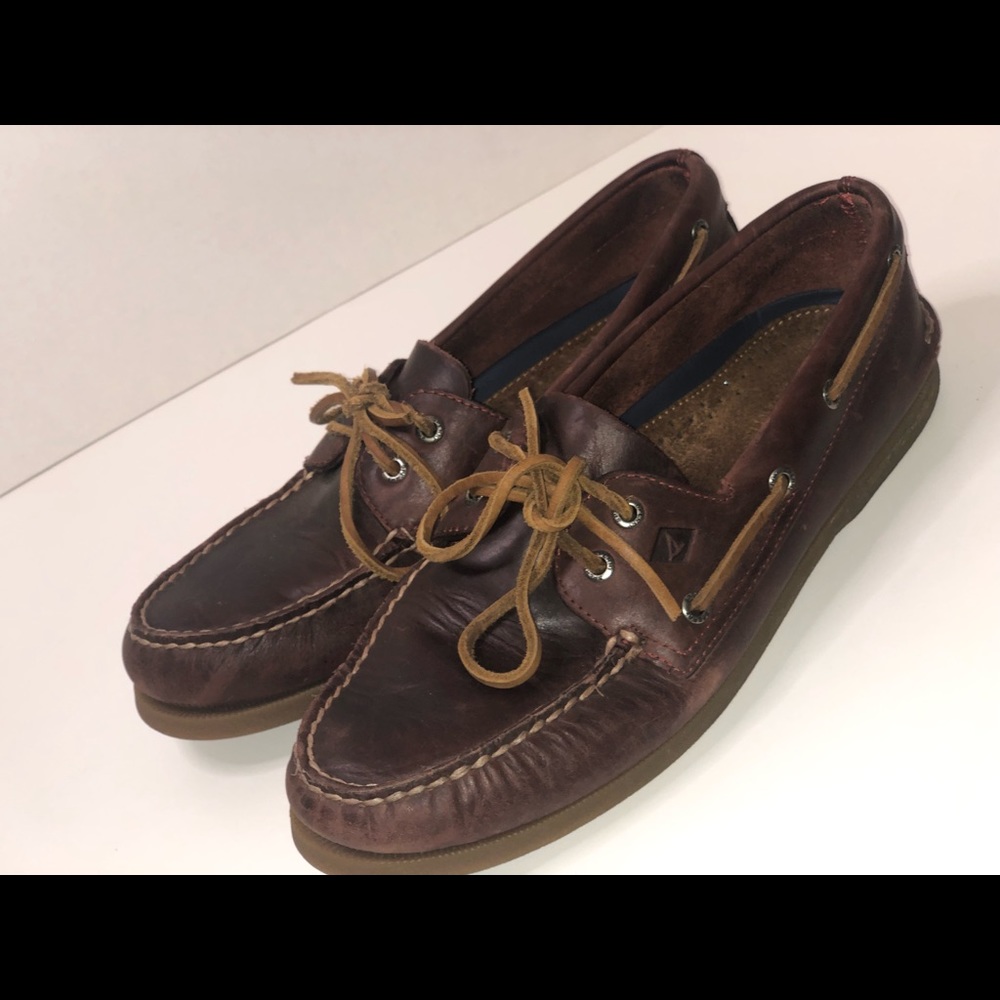 Leather Brown Sperry Top Sider